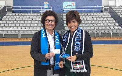 INTERCAMBIO DE ABONOS ENTRE GIPUZKOA BASKET E IDK GIPUZKOA