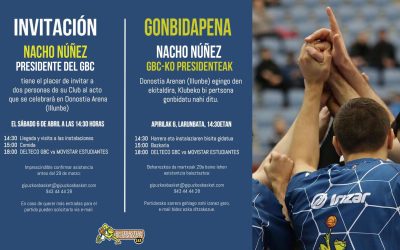 GIPUZKOA BASKET INVITA A LOS CLUBES GUIPUZCOANOS A UN EVENTO ESPECIAL