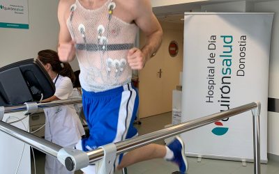 DELTECO GIPUZKOA BASKET TALDEKO JOKALARIEK QUIRONSALUD DONOSTIA HOSPITALEAN BURUTU DITUZTE AZTERKETA MEDIKOAK