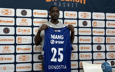DELTECO GIPUZKOA BASKET TALDEAK SANGO NIANG AURKEZTU DU GASCAN