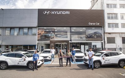 LOS JUGADORES DE GIPUZKOA BASKET YA TIENEN EL NUEVO HYUNDAI TUCSON