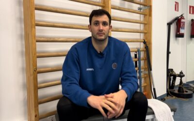 ENTREVISTA | Xabi Oroz: «El viernes vamos a tener que hacer un muy buen partido y vamos a necesitar el empuje de la afición»