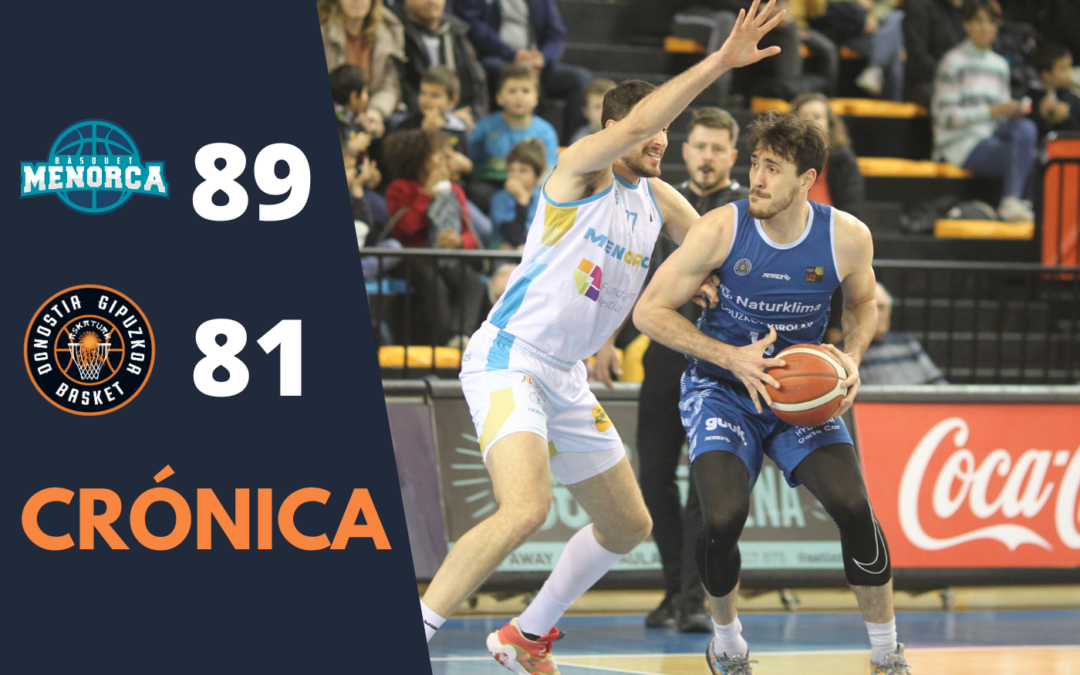 Derrota dolorosa en Menorca