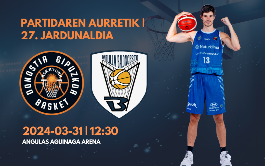 PARTIDAREN AURRETIK 27. JARDUNALDIA | Oporrik ez Angulas Aguinaga Arenan