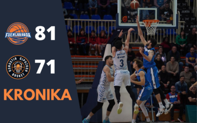 KRONIKA 32. JARDUNALDIA | Lehenengo zatiak Guuk Gipuzkoa Basket kondenatu du