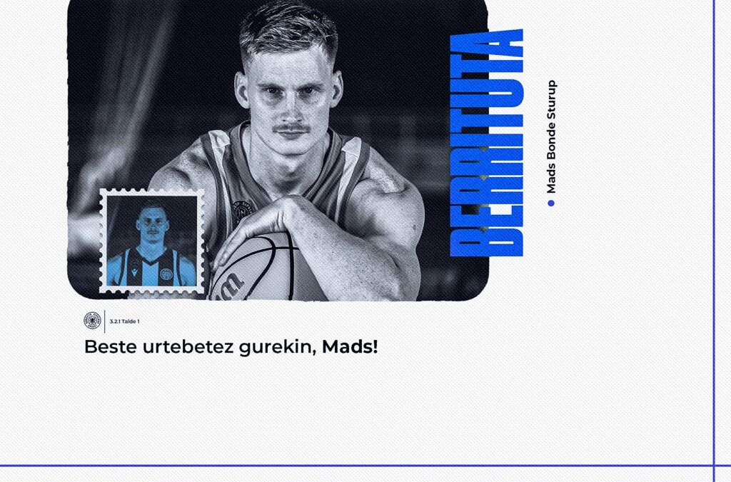 MADS BONDE STÜRUP RENUEVA CON EL INVEREADY GIPUZKOA BASKET