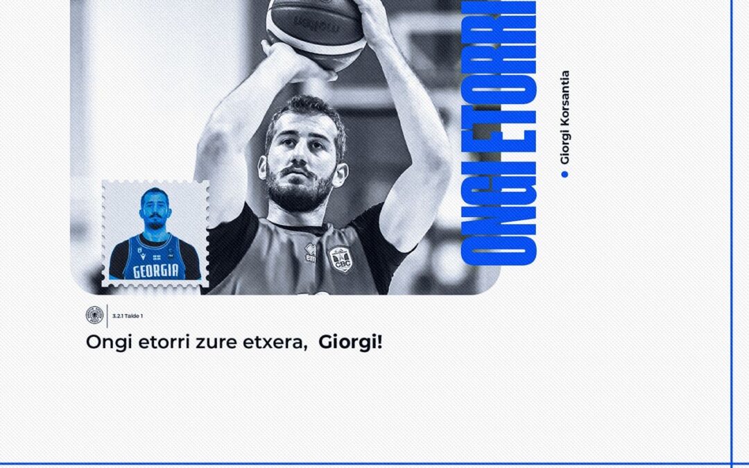 GIORGI KORSANTIA, NUEVO FICHAJE DE INVEREADY GIPUZKOA BASKET