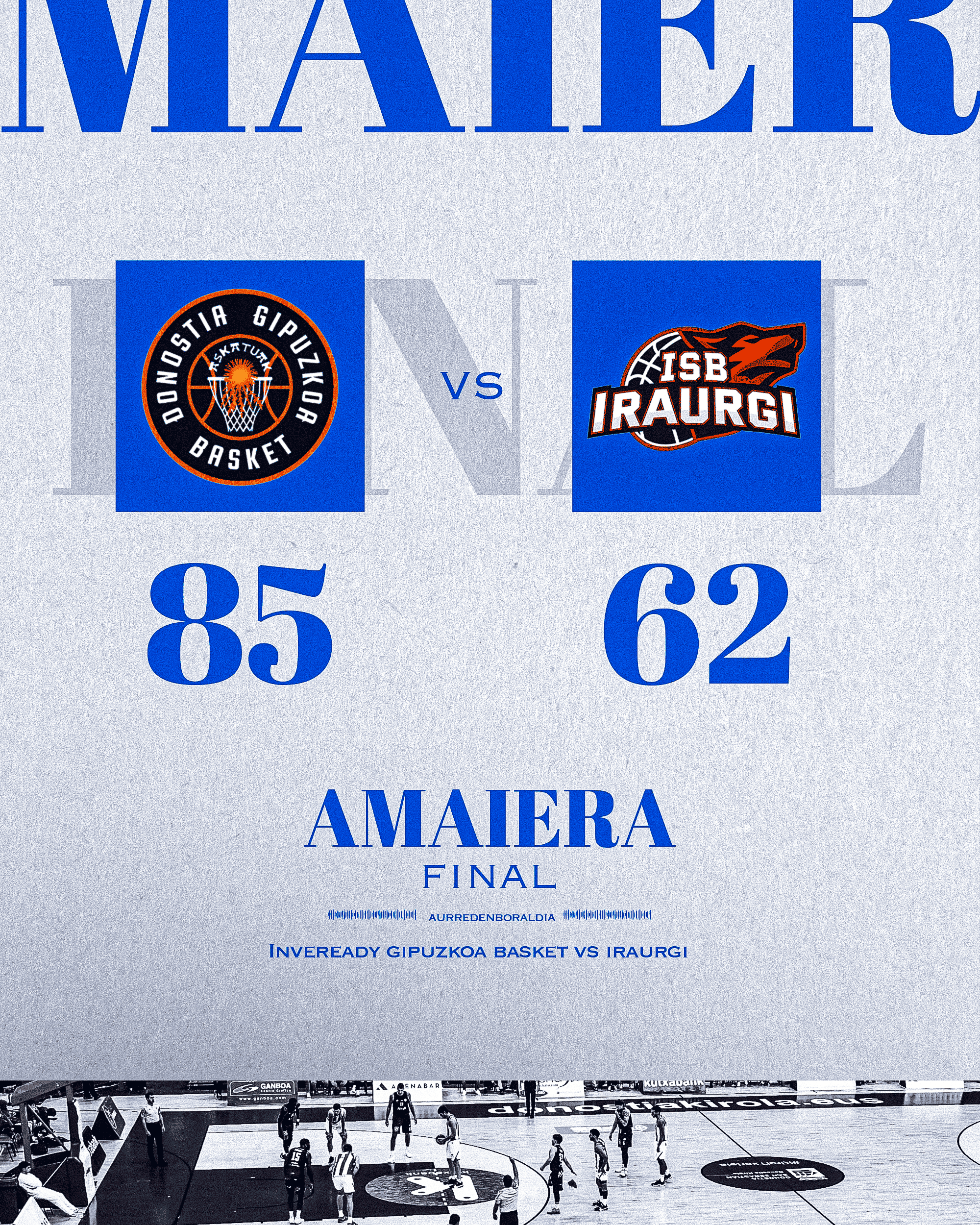 PRETEMPORADA | INVEREADY GIPUZKOA 85 – 62 BIELE IRAURGI