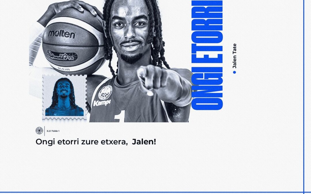 JALEN TATE, NUEVO REFUERZO DE INVEREADY GIPUZKOA BASKET