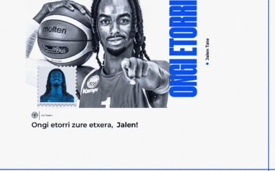 JALEN TATE, NUEVO REFUERZO DE INVEREADY GIPUZKOA BASKET