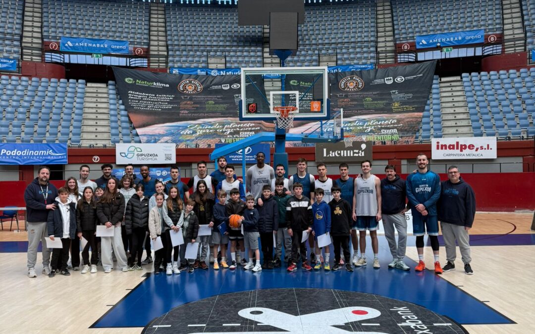 EVENTO NAVIDEÑO CON LOS JUGADORES DE INVEREADY GIPUZKOA BASKET